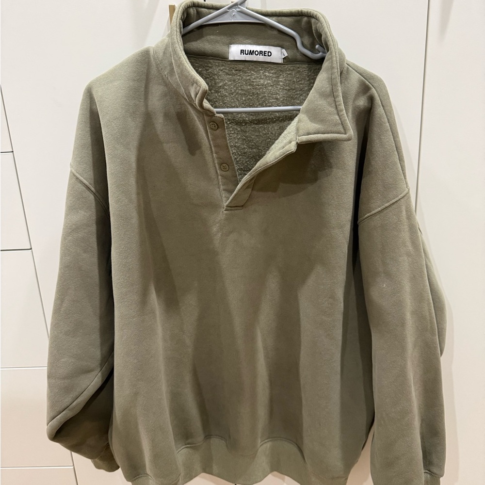 Rumored Men's Sage Green Pullover